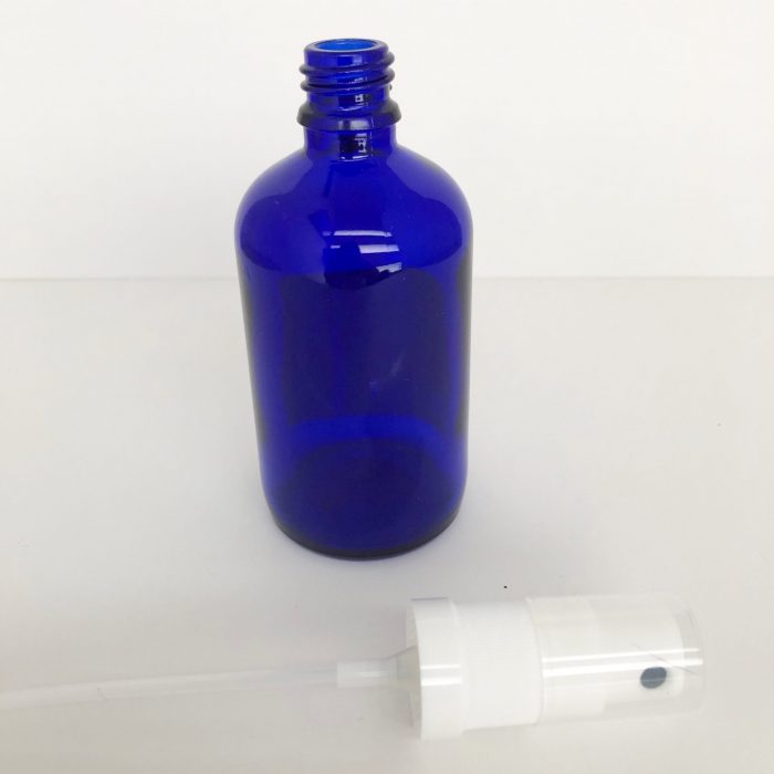 Flacone vetro blu - nebulizzatore - immagine 3