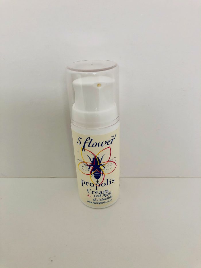 Five Flower Rescue + PROPOLIS + crab apple&calendula  skin cream - dispenser