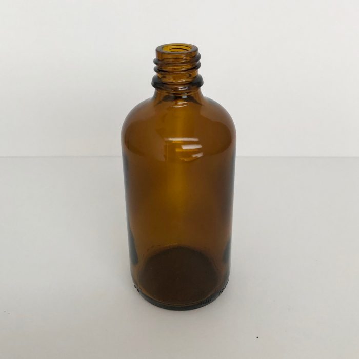Flacon verre brun - SEULEMENT  verre